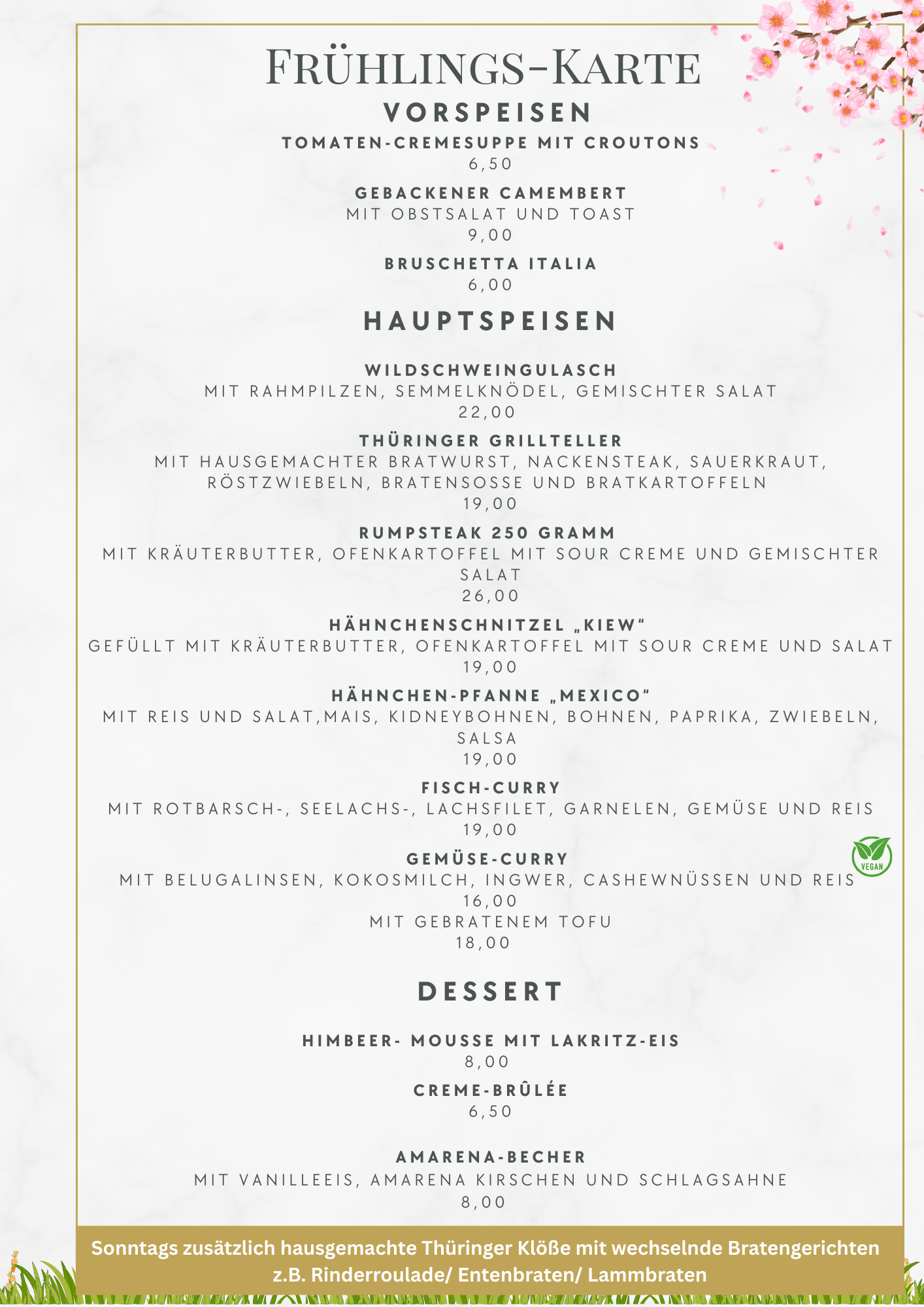 _Weserschlösschen Frühlingskarte